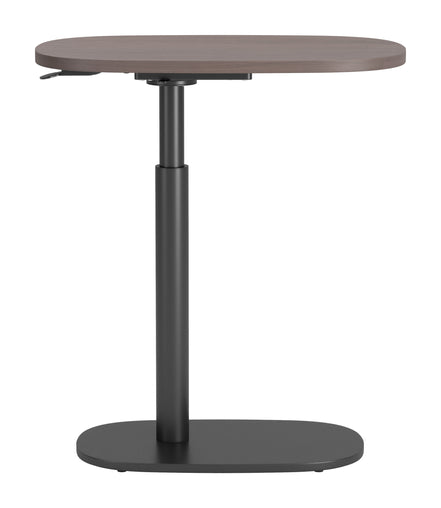 Buddy Adjustable Rotating Side Table Gray