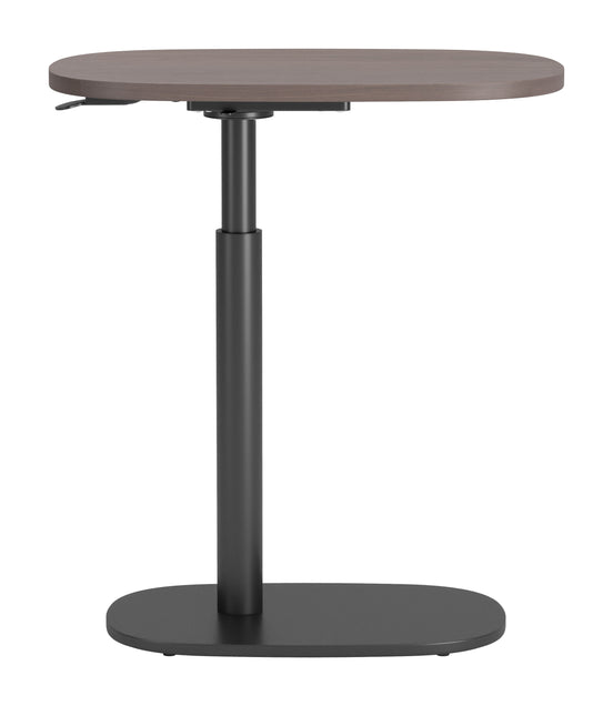 Buddy Adjustable Rotating Side Table Gray