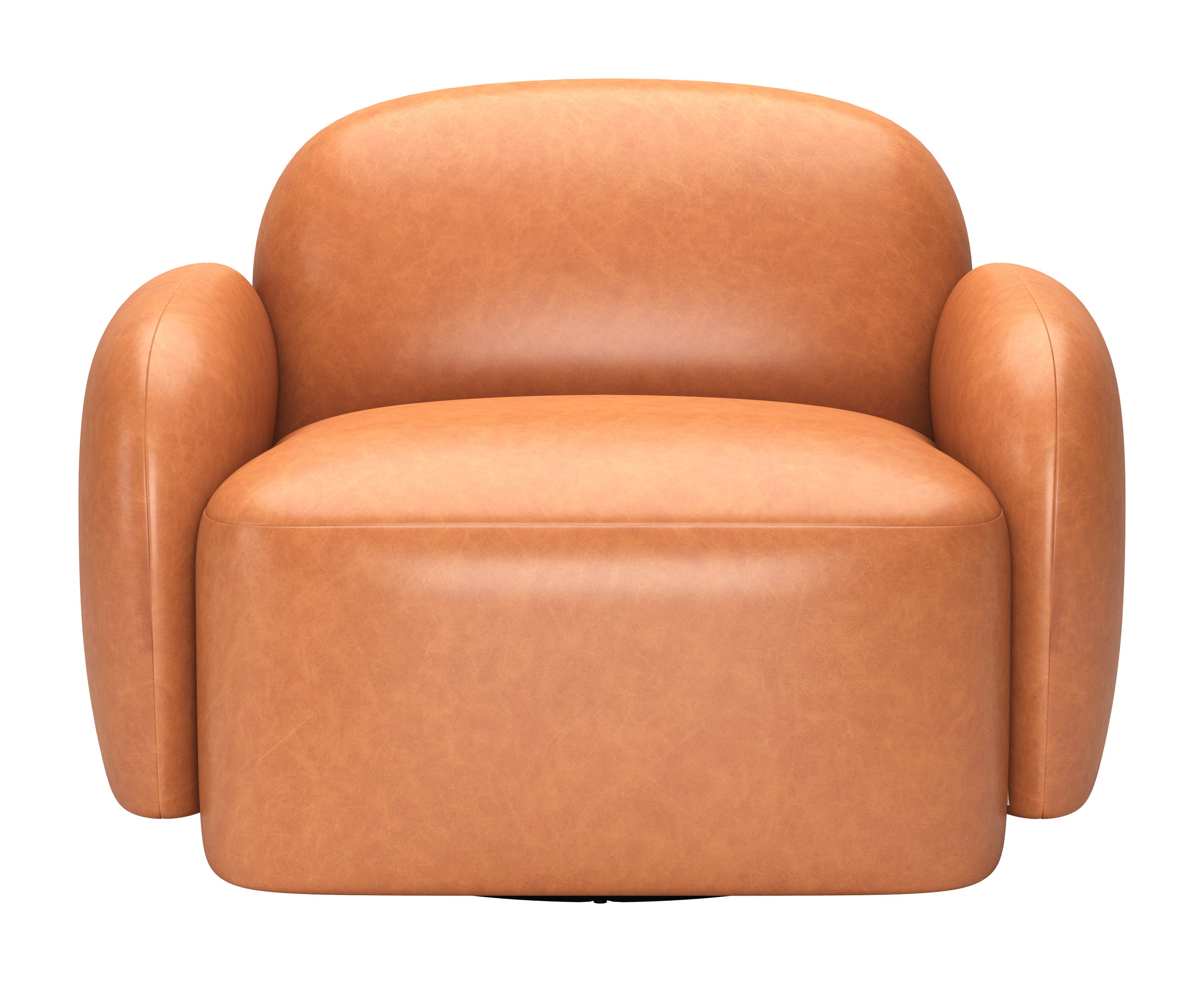 Cleo Swivel Chair Brown