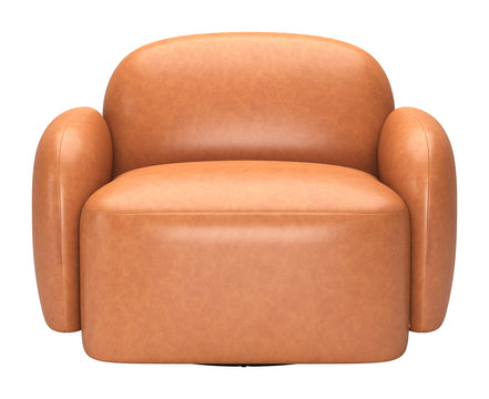 Cleo Swivel Chair Brown