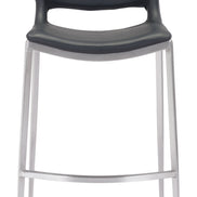 Ace Barstool (Set of 2) Black & Silver