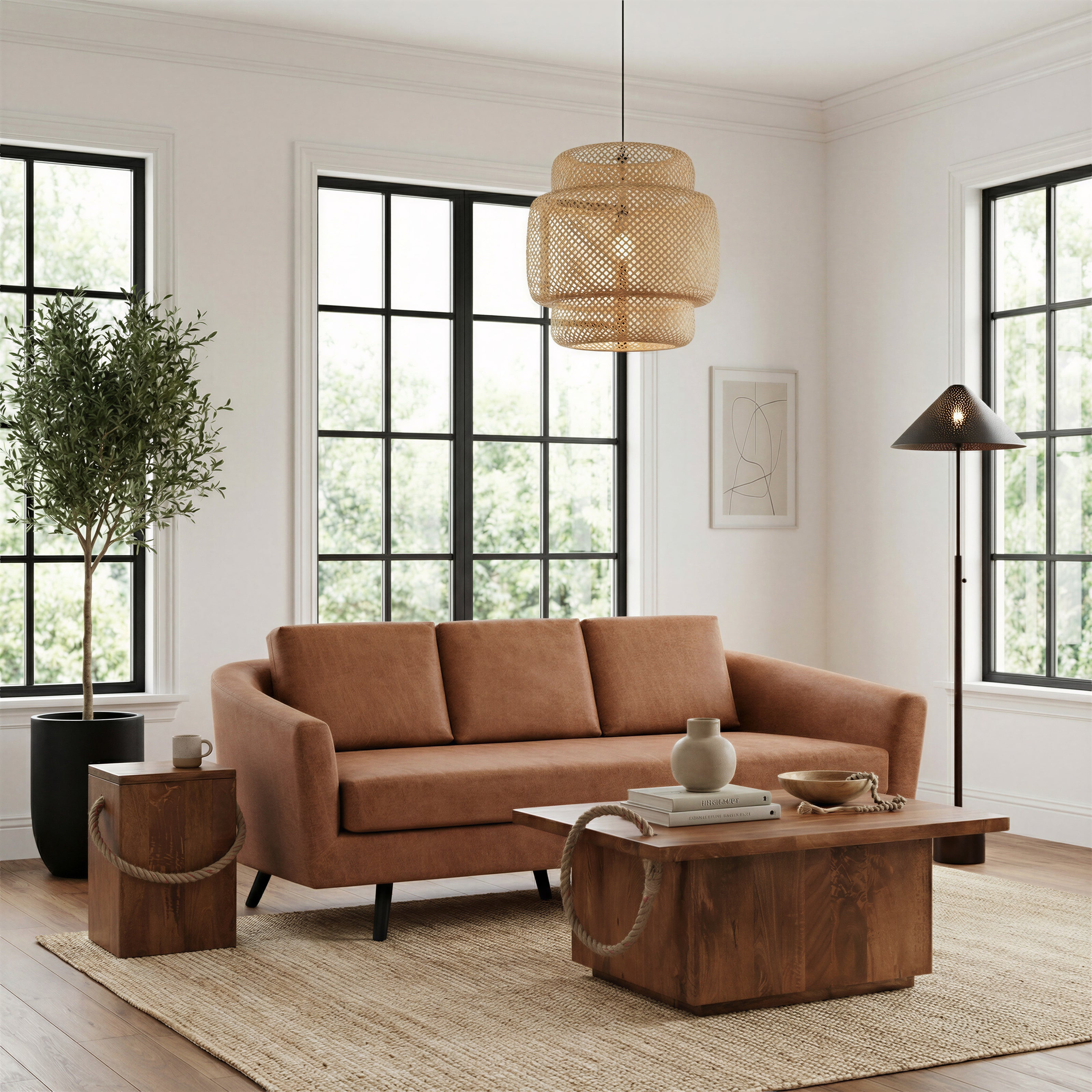 Omaga Storage Coffee Table Walnut