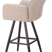 Sieve Swivel Barstool Beige