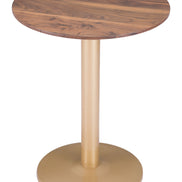 Alto Bistro Table Brown & Gold