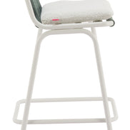 Luft Barstool (Set of 2) White & Green