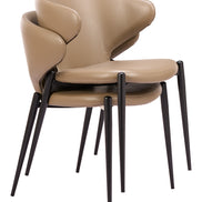 Lino Dining Chair (Set of 2) Taupe