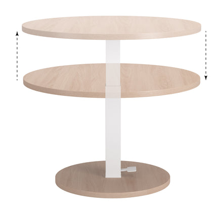 Hawley Adjustable Dining Table Natural