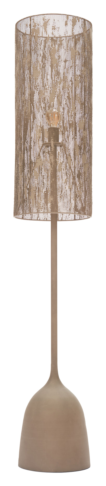 Buff Floor Lamp Taupe