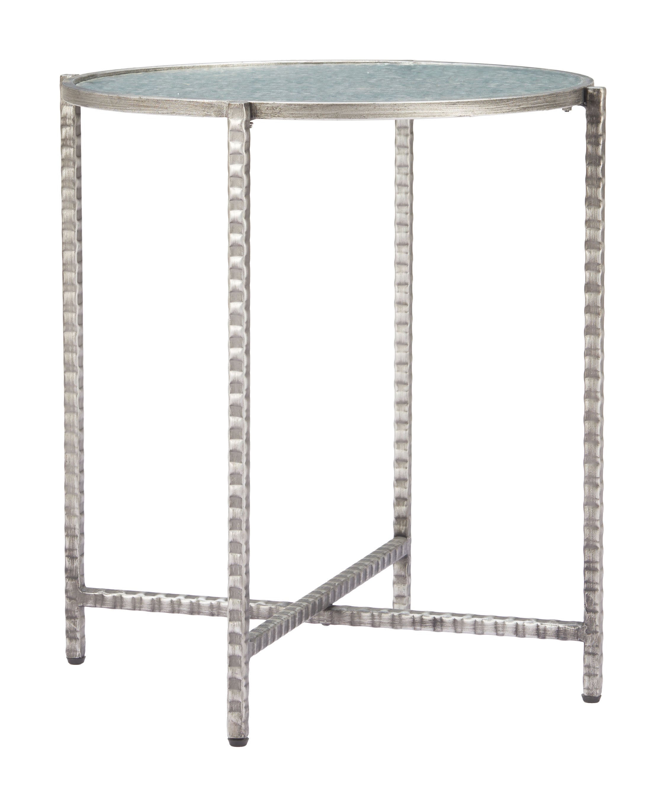 Vetro Side Table Silver