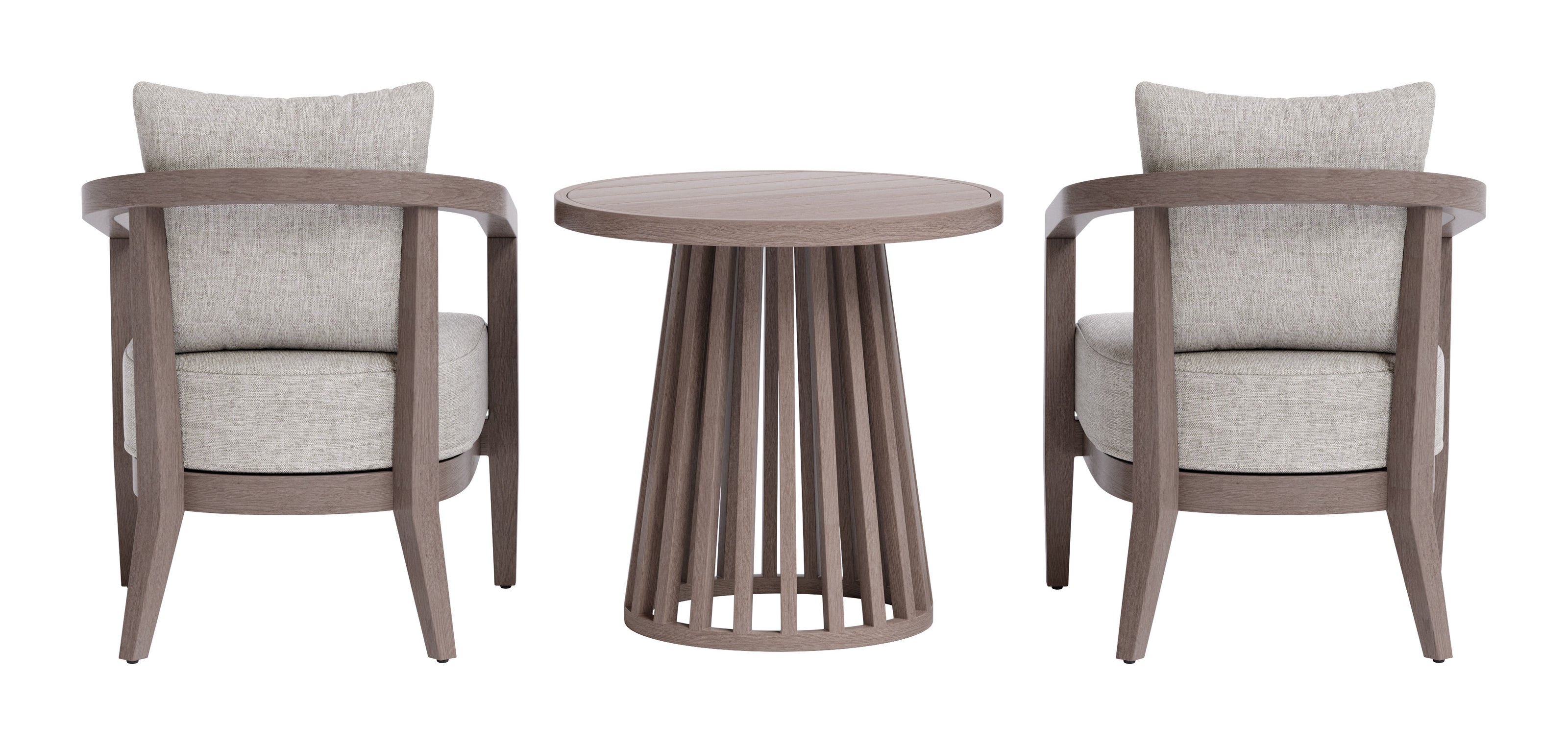 Viola Patio Seating Set Brown