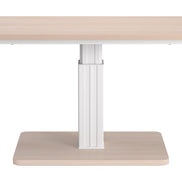 Brule Adjustable Dining Table Natural
