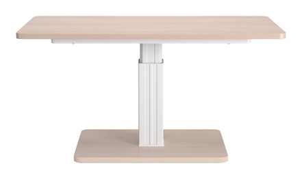 Brule Adjustable Dining Table Natural