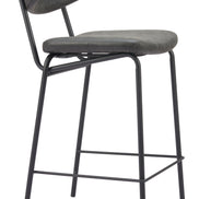 Charon Counter Stool (Set of 2) Vintage Black