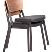 Ardenne Dining Chair (Set of 4) Black & Brown