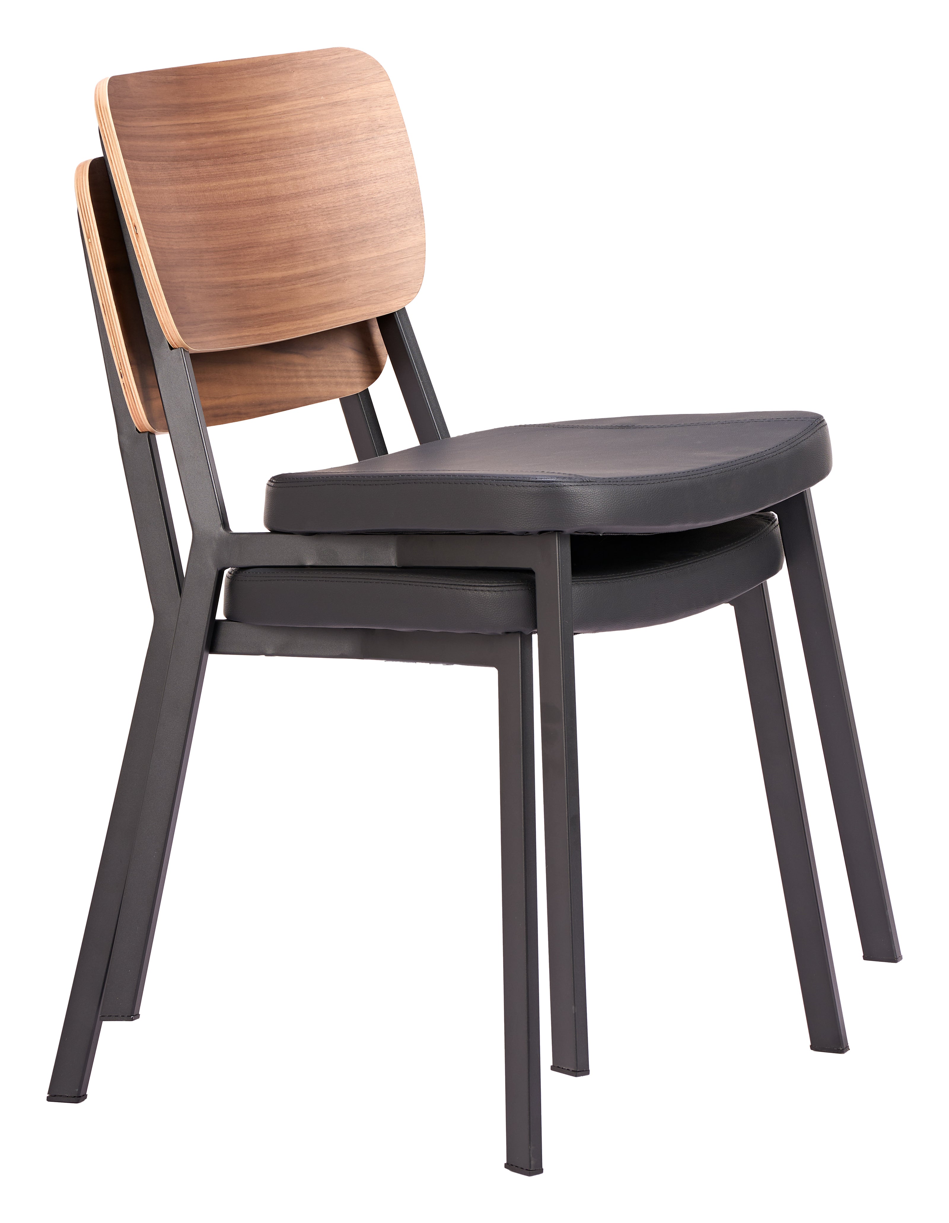 Ardenne Dining Chair (Set of 4) Black & Brown