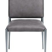 Freesia Dining Chair (Set of 2) Charcoal Gray