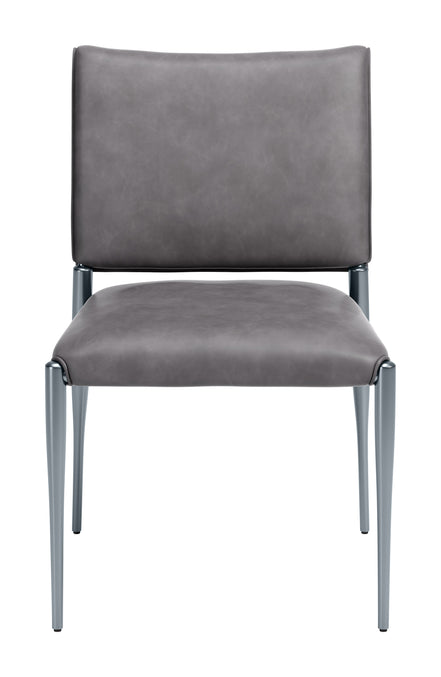 Freesia Dining Chair (Set of 2) Charcoal Gray