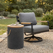 Beban Side Table Natural & Black