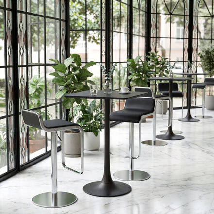 Valleta Bar Table Black