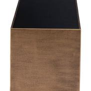Reed Coffee Table Brass & Black