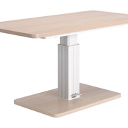 Brule Adjustable Dining Table Natural