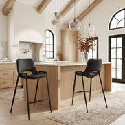 Desi Counter Stool (Set of 2) Black
