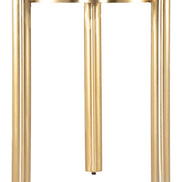 Noan Side Table White & Gold
