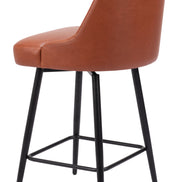 Keppel Swivel Counter Stool Brown