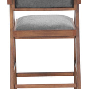 Delhi Counter Stool (Set of 2) Gray & Walnut