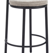 Sisal Counter Stool (Set of 2) Beige Tweed