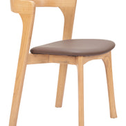 Pioro Dining Chair (Set of 2) Brown & Natural