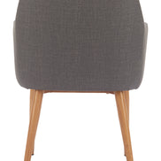 Wisom Dining Chair (Set of 2) Gray