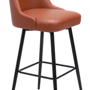 Keppel Swivel Barstool Brown