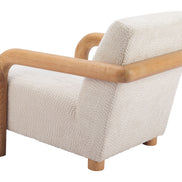 Subliem Accent Chair Cotton White