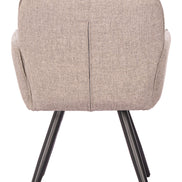 Sieve Swivel Dining Chair (Set of 2) Beige