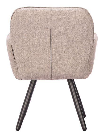 Sieve Swivel Dining Chair (Set of 2) Beige