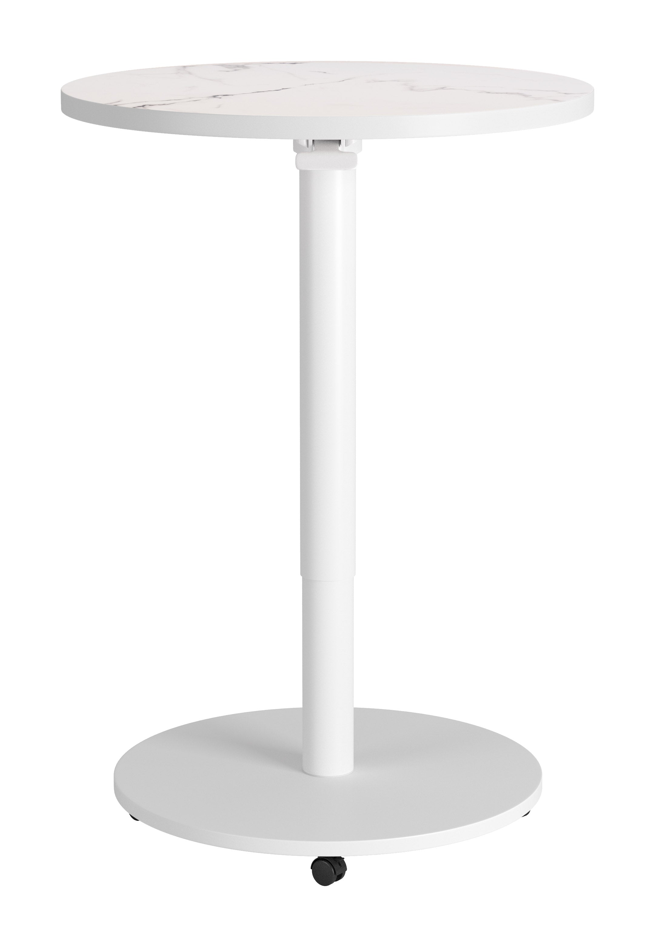 Mule Adjustable Bar Table White