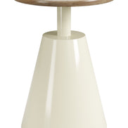 Sira Side Table Natural & Ivory