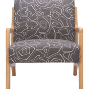 Runa Accent Chair Gray & Natural