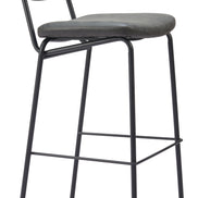 Charon Barstool (Set of 2) Vintage Black