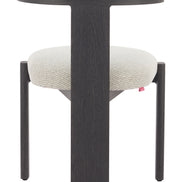 Tiana Dining Chair Black & Beige
