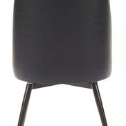 Keppel Swivel Dining Chair (Set of 2) Black