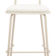 Zeal Barstool (Set of 4) Light Gray & Beige