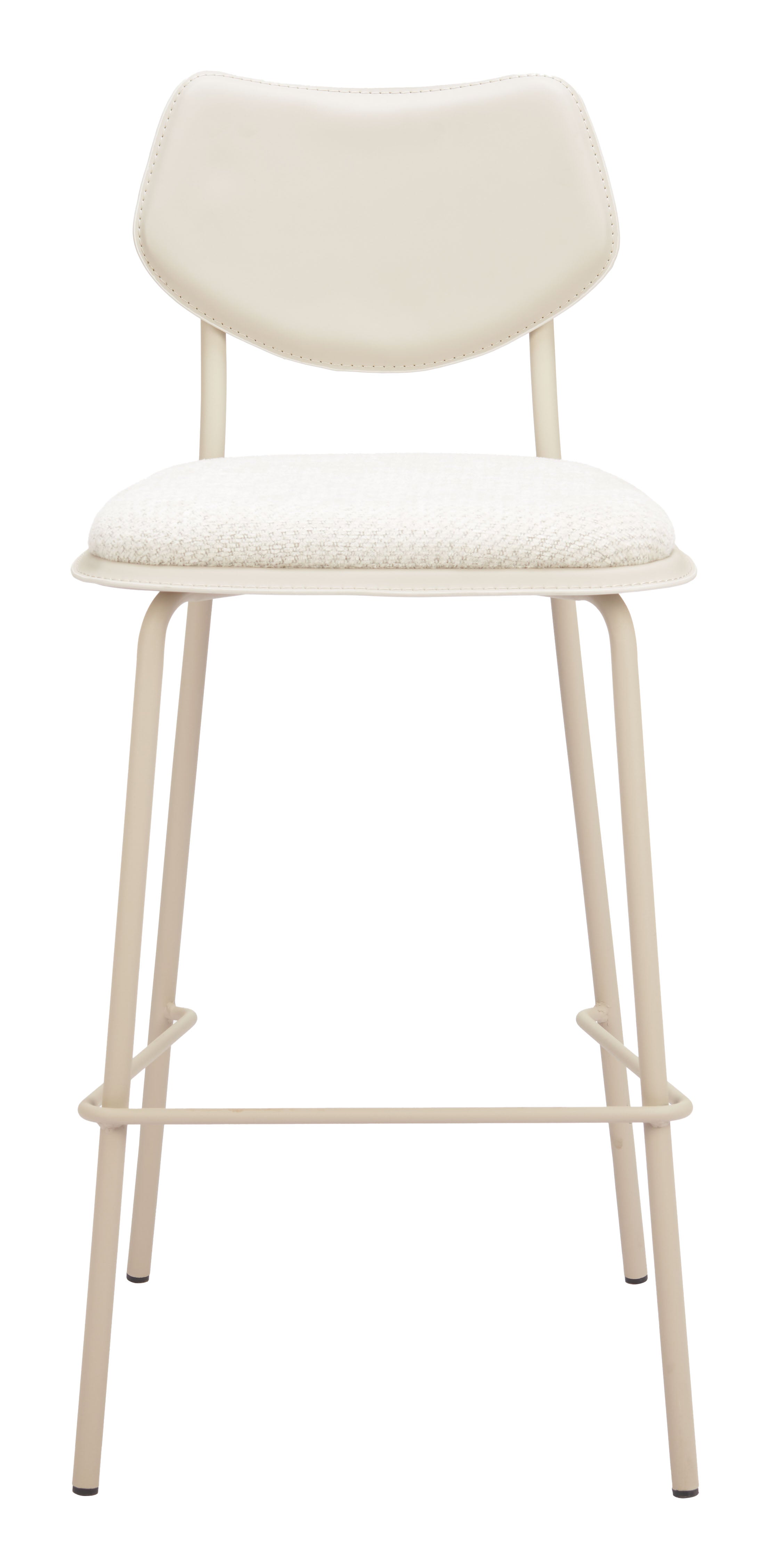 Zeal Barstool (Set of 4) Light Gray & Beige