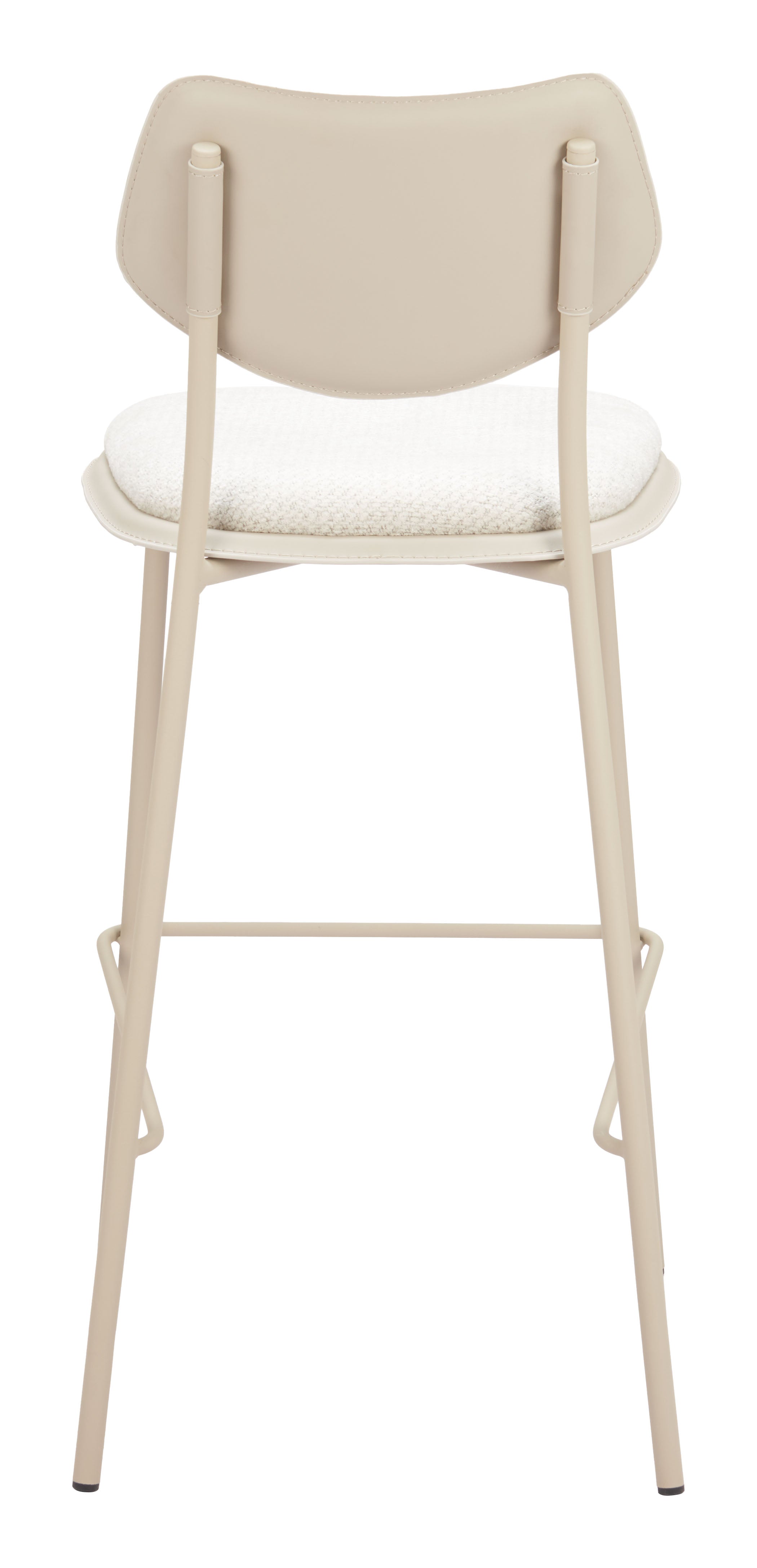 Zeal Barstool (Set of 4) Light Gray & Beige