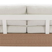 Gelo Sofa White & Brown