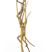 SZ0238 Modern Bronze Acrobats-Poles Sculpture - image 4