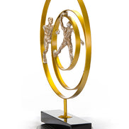 SZ0240 Modern Bronze Acrobats-Rings Sculpture - image 4