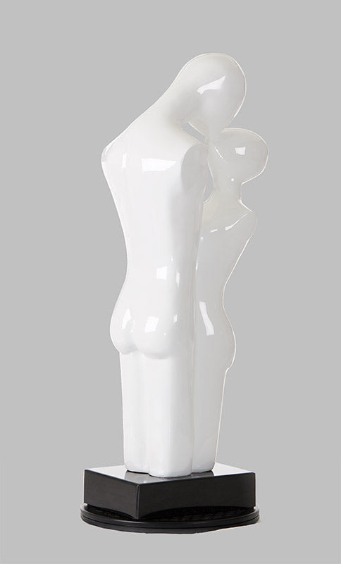 Love - Modern White Polyresin Sculpture - image 2