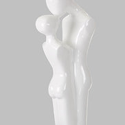 Love - Modern White Polyresin Sculpture - image 4